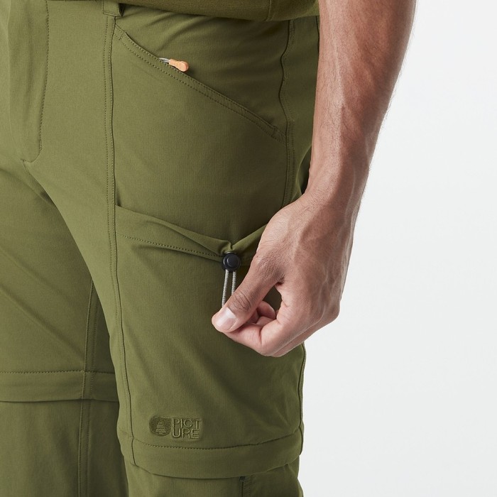 Picture Organic штани трекінгові Outif 2in1 Stretch tobacco L