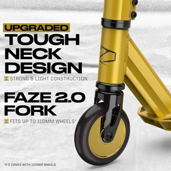 Трюковый самокат Maraton Fuzion X3 Pro, 1 шт