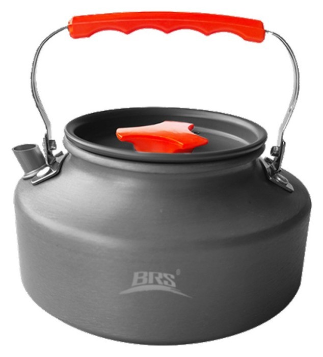 Чайник BRS-TS10 1,1л, алюминий, серый