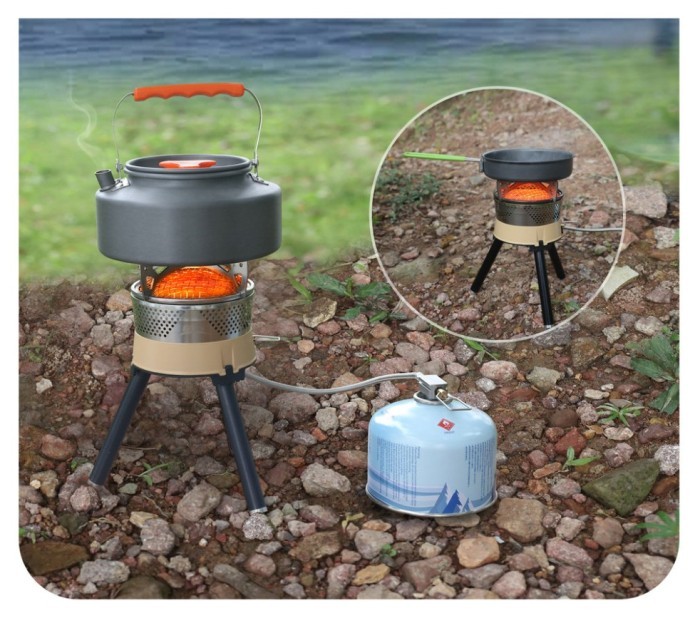 Чайник BRS-TS10 1,1л, алюминий, серый