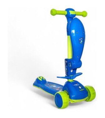 Дитячий самокат з сидінням та батьківською ручкою 3 в 1 Scooter  Lovely Child 619-1, укр, укр