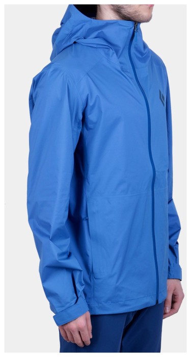 Мембранная мужская куртка Black Diamond M Stormline Strech Rain Shell, Kingfisher, XS