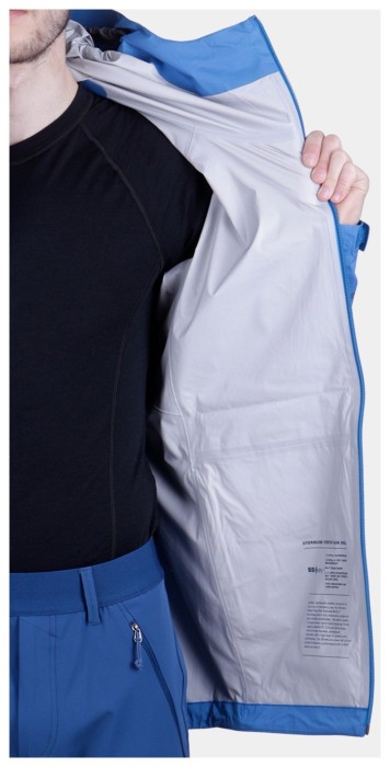 Мембранна чоловіча куртка Black Diamond M Stormline Strech Rain Shell, Kingfisher, XS
