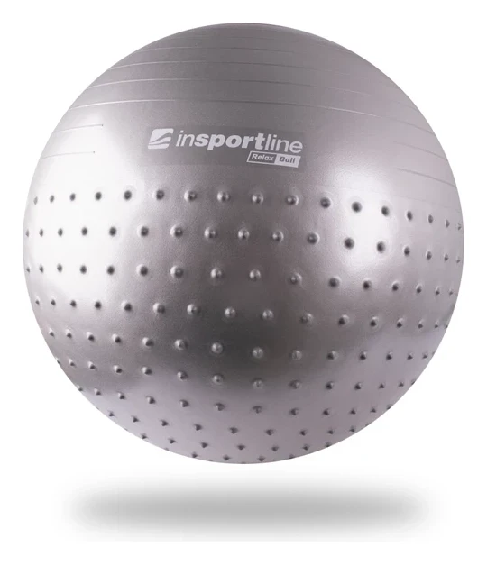 М'яч гімнастичний inSPORTline Relax Ball 75 см - сірий