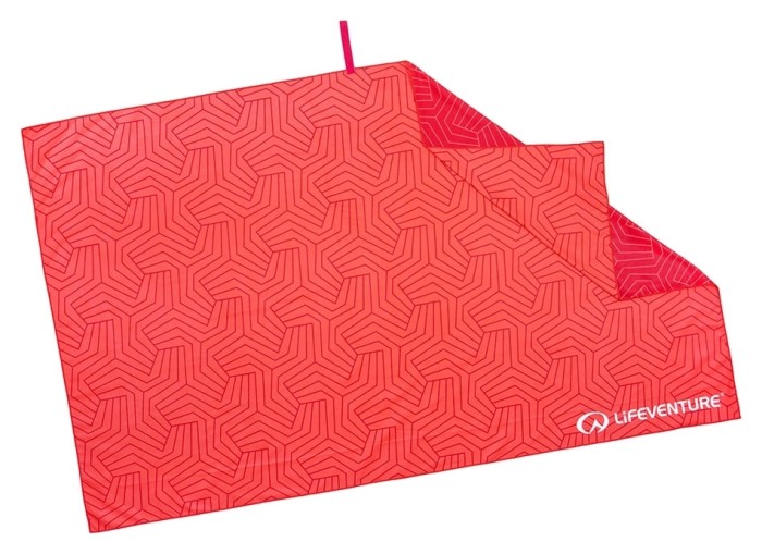 Полотенце Lifeventure Soft Fibre Printed coral Giant
