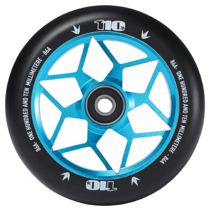 Колесо для трюкового самокату BLUNT DIAMOND 110мм x 24мм Turquoise, укр, укр