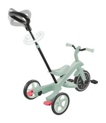 Велосипед дитячий GLOBBER серії EXPLORER TRIKE 4в1, фісташковий, до 20кг, 3 колеса, укр, укр