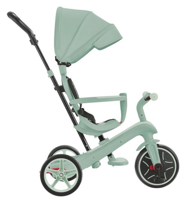 Велосипед дитячий GLOBBER серії EXPLORER TRIKE 4в1, фісташковий, до 20кг, 3 колеса, укр, укр
