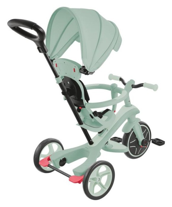 Велосипед дитячий GLOBBER серії EXPLORER TRIKE 4в1, фісташковий, до 20кг, 3 колеса, укр, укр