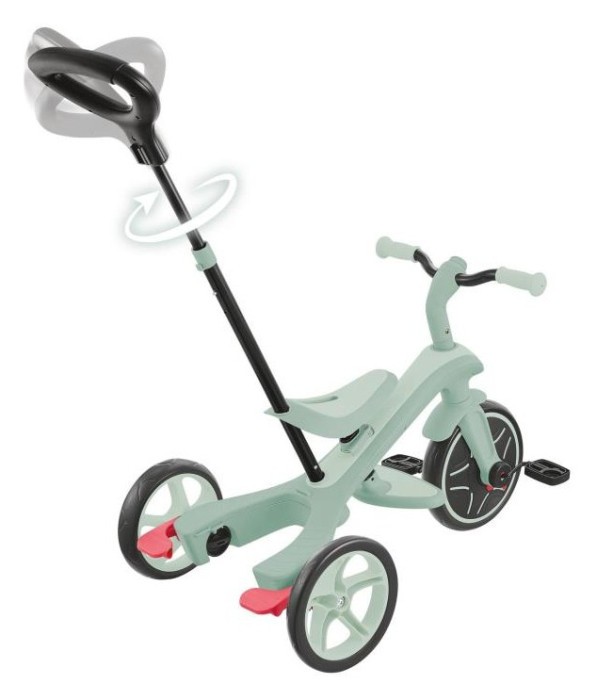 Велосипед дитячий GLOBBER серії EXPLORER TRIKE 4в1, фісташковий, до 20кг, 3 колеса, укр, укр