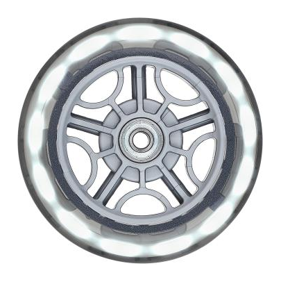 Набір коліс до самокатів GLOBBER серії GOUP/PRIMO/ELITE/MASTER ø121мм  світиться білим