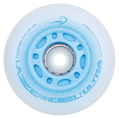 Светящиеся колеса для роликов Flying Eagle Lazerwheelz Ultra 88A 4 шт синие 72 мм