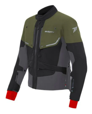 Мотокуртка Seventy JT45 EXPEDITION Millitary Green Black Grey