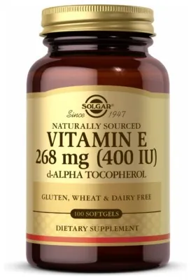Vitamin E 400 IU d-Alpha Tocopherol - 100 Softgels