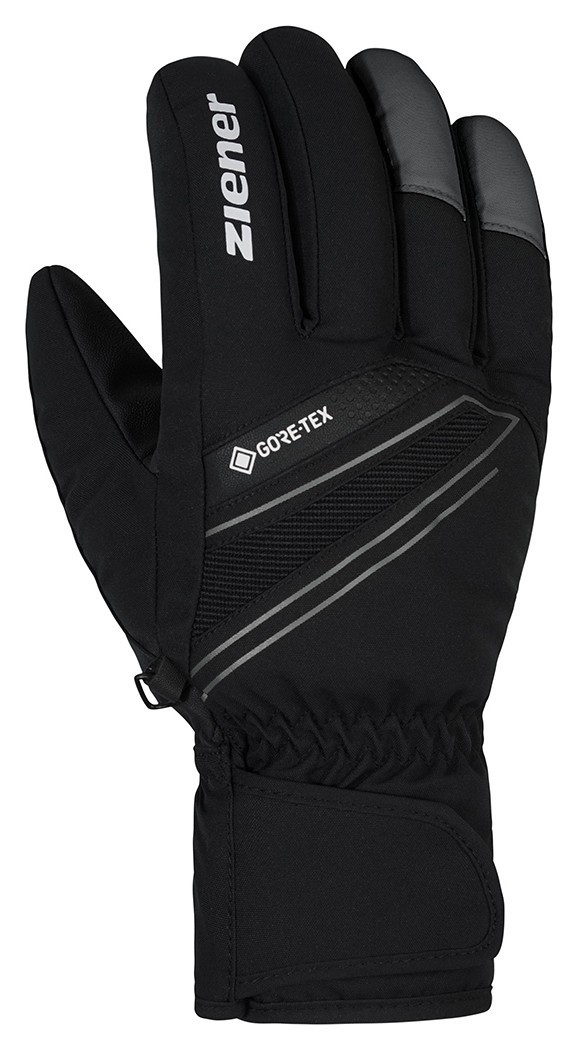 Ziener перчатки лыжные Gunar GTX black-magnet 10