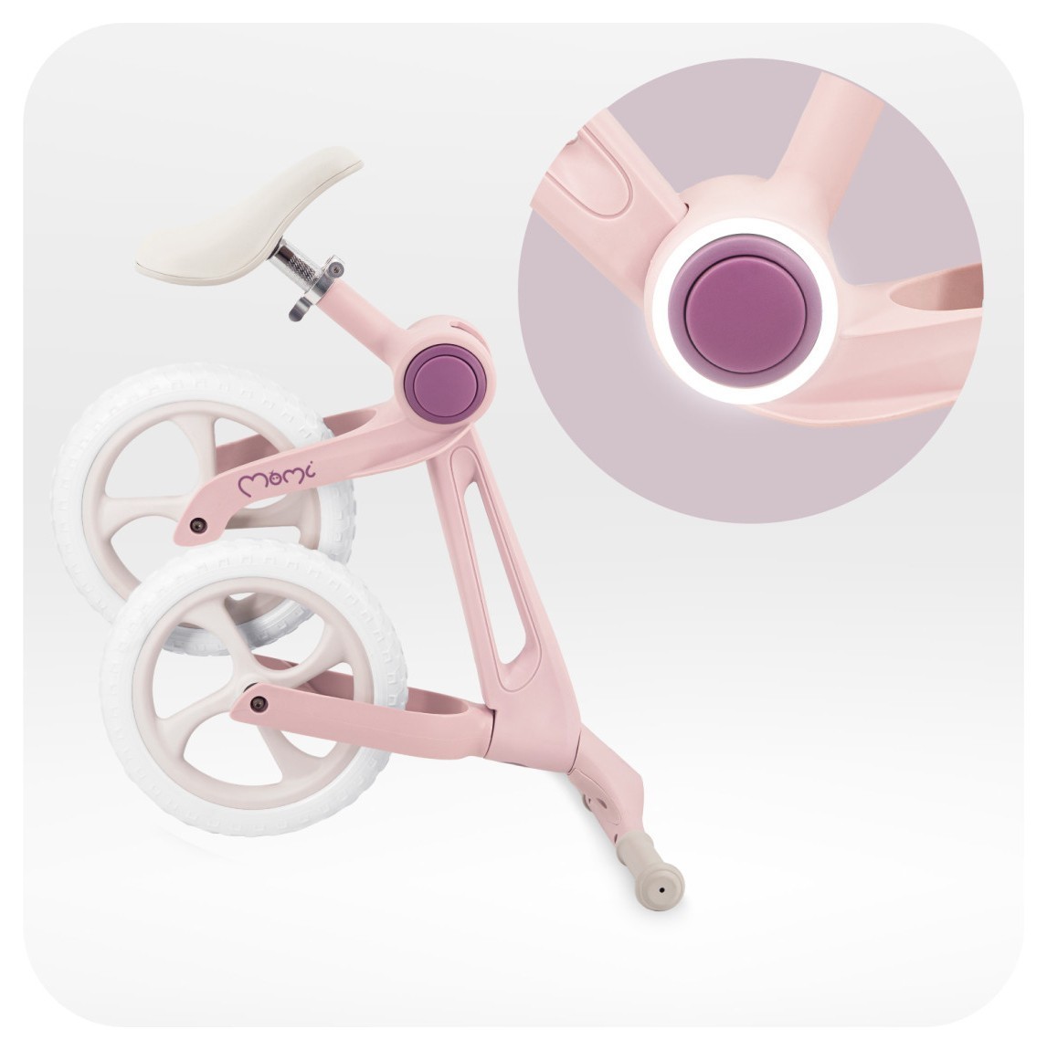 Биговел MoMi NORU Pink