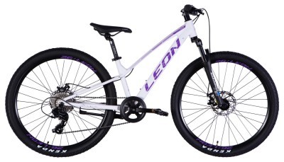 Велосипед AL 26&quot; Leon SUPER JUNIOR DD CS рама-13&quot; білий з бузковим 2025