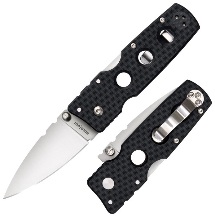 Ніж складний Cold Steel Hold Out 3" Plain Edge Black S35VN