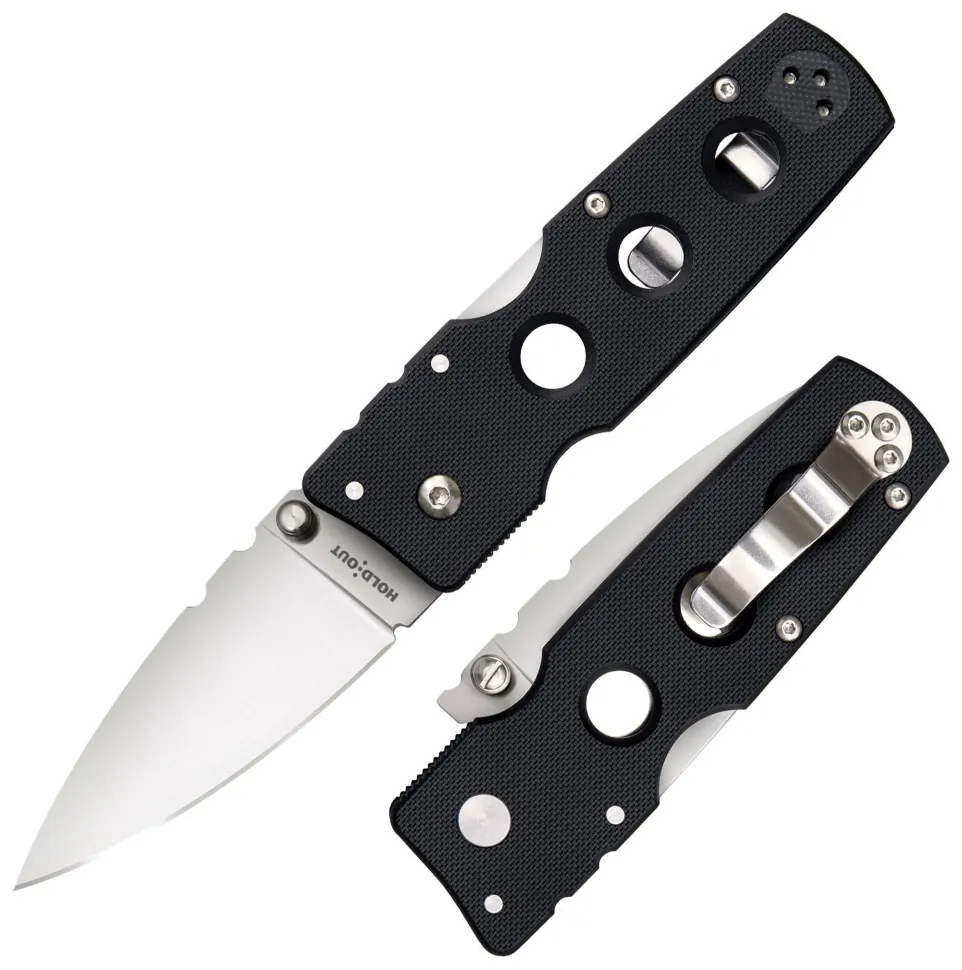 Ніж складний Cold Steel Hold Out 3" Plain Edge Black S35VN (SHM_CST CS-11G3)