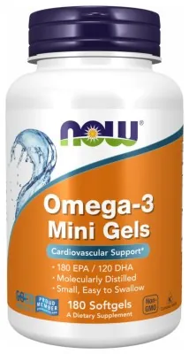 Omega-3 Mini Gels 500 mg - 180 sgels