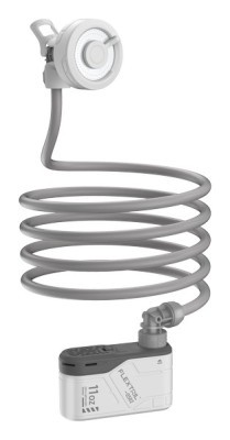 Душ портативний з насосом на акумуляторі Flextail Max Shower, білий