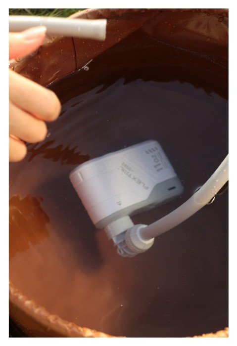 Душ портативний з насосом на акумуляторі Flextail Max Shower, білий, укр, укр