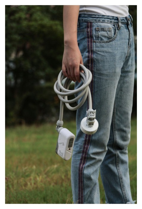 Душ портативний з насосом на акумуляторі Flextail Max Shower, білий, укр, укр