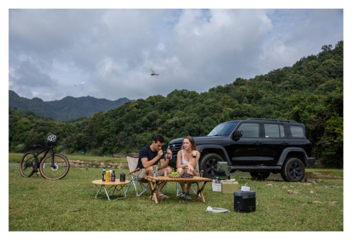 Душ портативний з насосом на акумуляторі Flextail Max Shower, білий, укр, укр