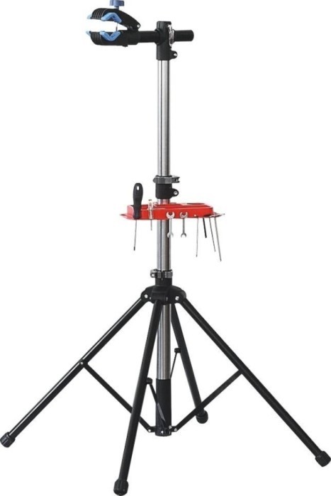 Стійка для ремонту та обслуговування велосипеда KAIWEI KW-7078-09-1 велика з полицею для інструментів., укр, укр