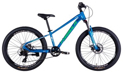Велосипед AL 24" Formula THOR DD CS рама-12" синий с зеленым 2026