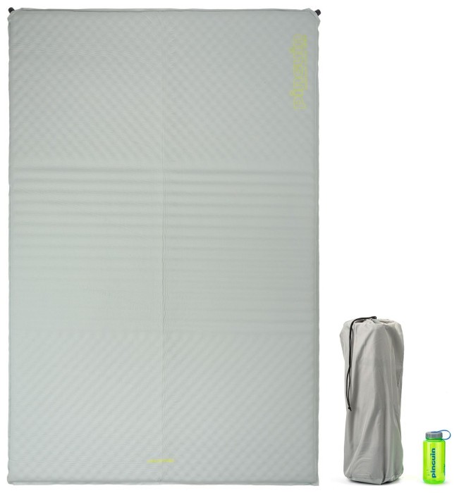Самонадувающийся двухместный коврик Pinguin Nomad 50 Double, 198х130х5см, Grey