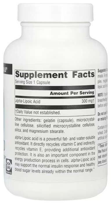 Alpha Lipoic Acid 300 mg - 120 caps