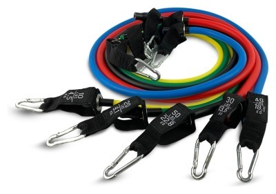 Набір трубчастих багатофункціональних еспандерів Stein 5 шт.