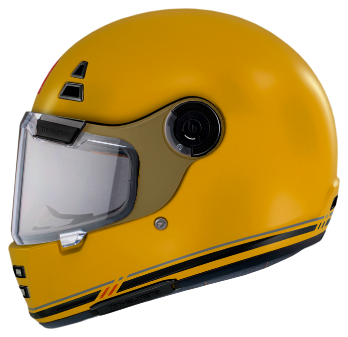 Мотошолом MT Jarama SV Solid C3 Yellow Matt