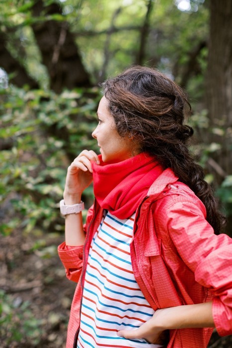 Пов'язка флісова Tribe Neck Warmer з затяжкою T-KF-0020 OS, red, укр, укр