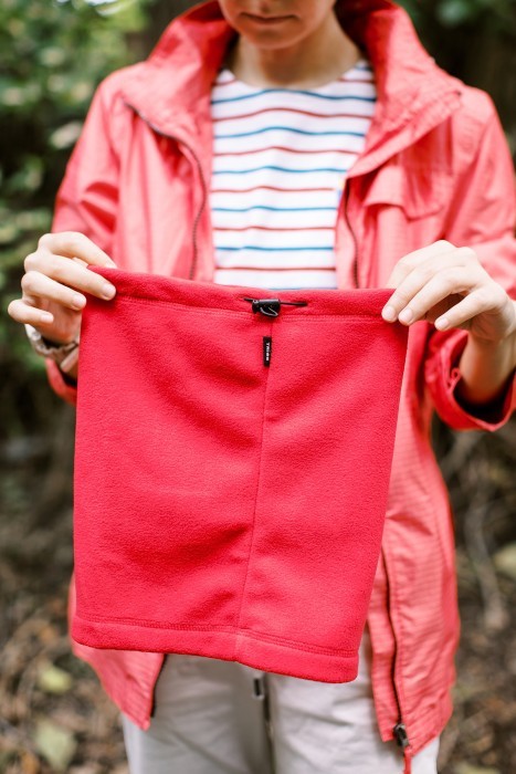 Пов'язка флісова Tribe Neck Warmer з затяжкою T-KF-0020 OS, red