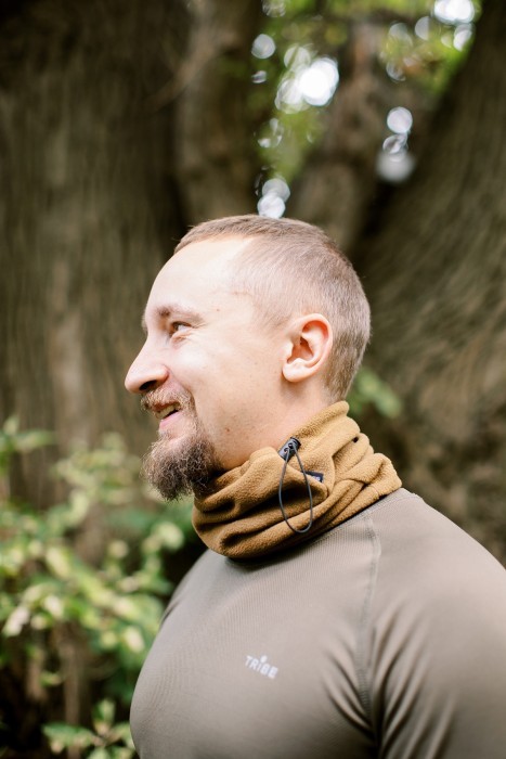 Пов'язка флісова Tribe Neck Warmer з затяжкою T-KF-0020 OS, red, укр, укр