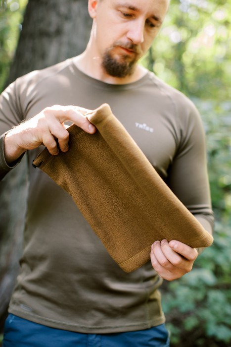 Пов'язка флісова Tribe Neck Warmer з затяжкою T-KF-0020 OS, red, укр, укр