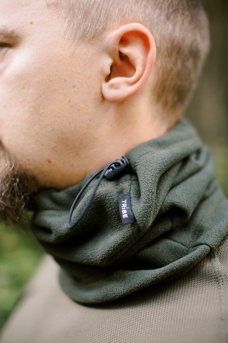 Пов'язка флісова Tribe Neck Warmer з затяжкою T-KF-0020 OS, red, укр, укр