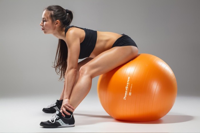 М'яч для фітнесу (фітбол) Power System PS-4013 Ø75 cm PRO Gymball Orange