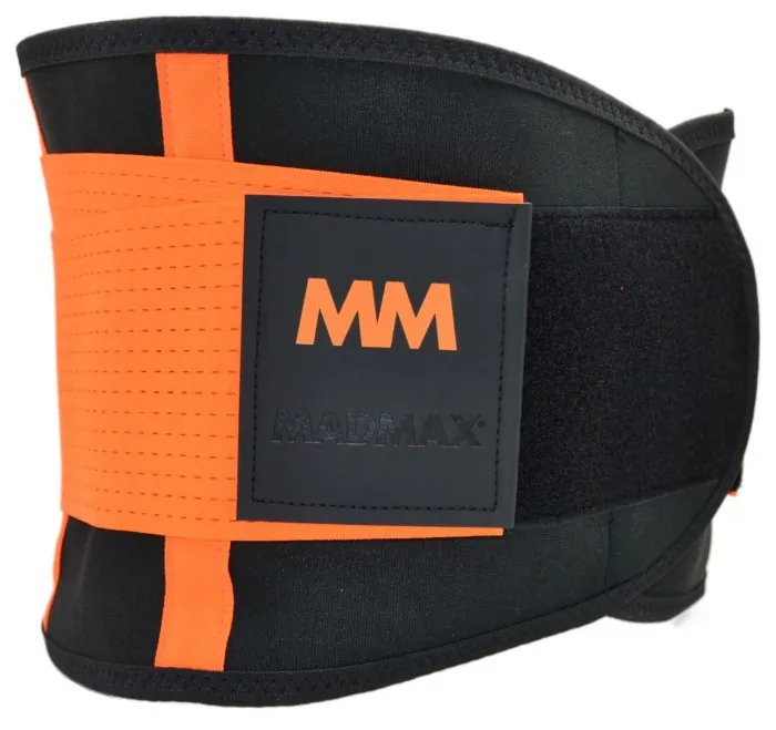 Пояс компрессійний MadMax MFA-277 Slimming belt Black/neon orange L