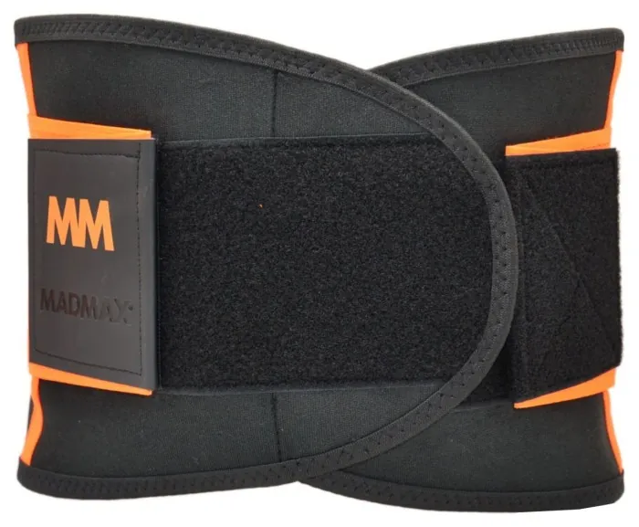 Пояс компрессійний MadMax MFA-277 Slimming belt Black/neon orange L