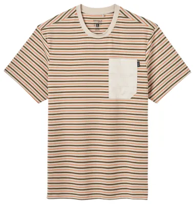 Футболка чоловіча Rab Rivelin Stripe Tee, Pebble