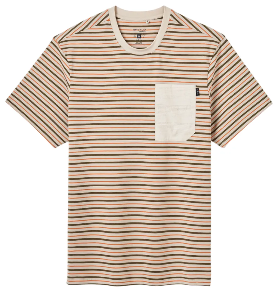 Футболка чоловіча Rab Rivelin Stripe Tee, Pebble (L)