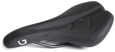 Седло Green Cycle Active Air 160, стальные рейлы, черное