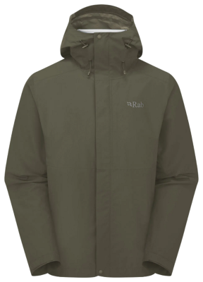 Мембранна куртка чоловіча Rab Downpour Jacket, Army