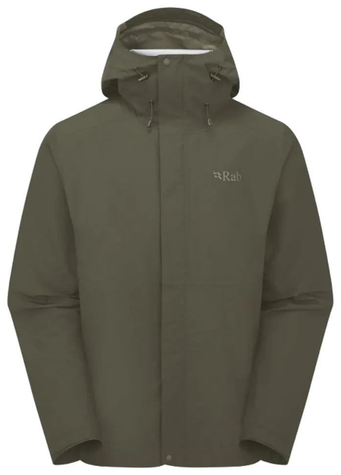 Мембранна куртка чоловіча Rab Downpour Jacket, Army (M)