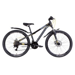 Велосипед 26" Discovery TREK AM DD 2022 (чорно-жовтий (м)) (18")