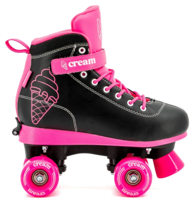 CREAM Scoop ролики квады раздвижные 35-38 Vivid, Black/Pink