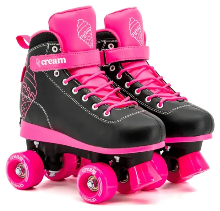 CREAM Scoop ролики квады раздвижные 35-38 Vivid, Black/Pink